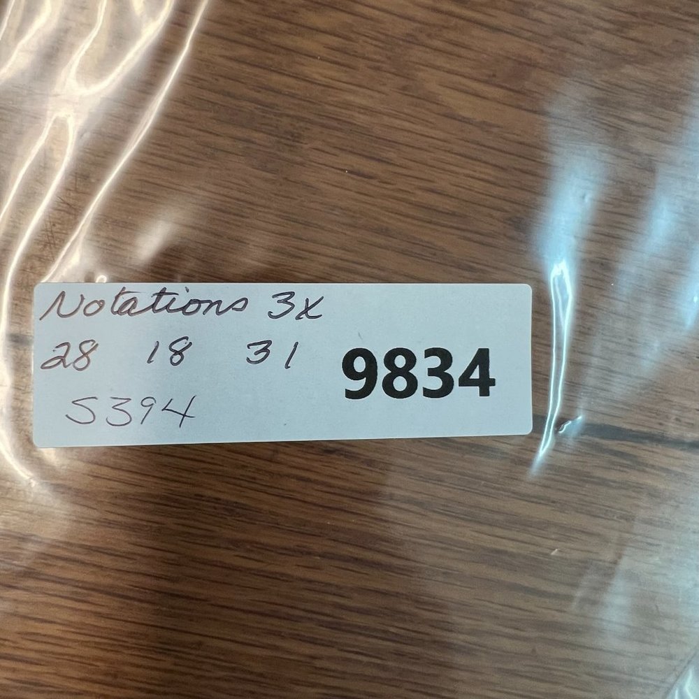 Notations Shear Effect Checkered Button Blouse Wo… - image 7